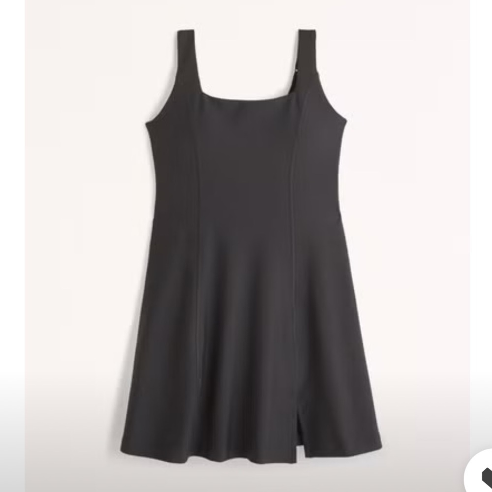 Abercrombie & Fitch YPB sculptlux Mini Dress in black